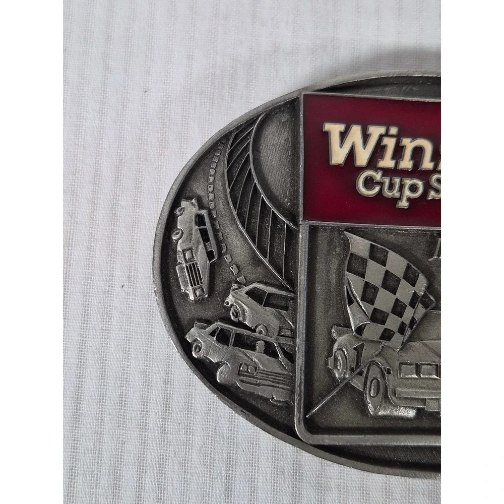 Vtg RJR NASCAR Winston Cup Series Belt Buckle Grand National Drivers Racing